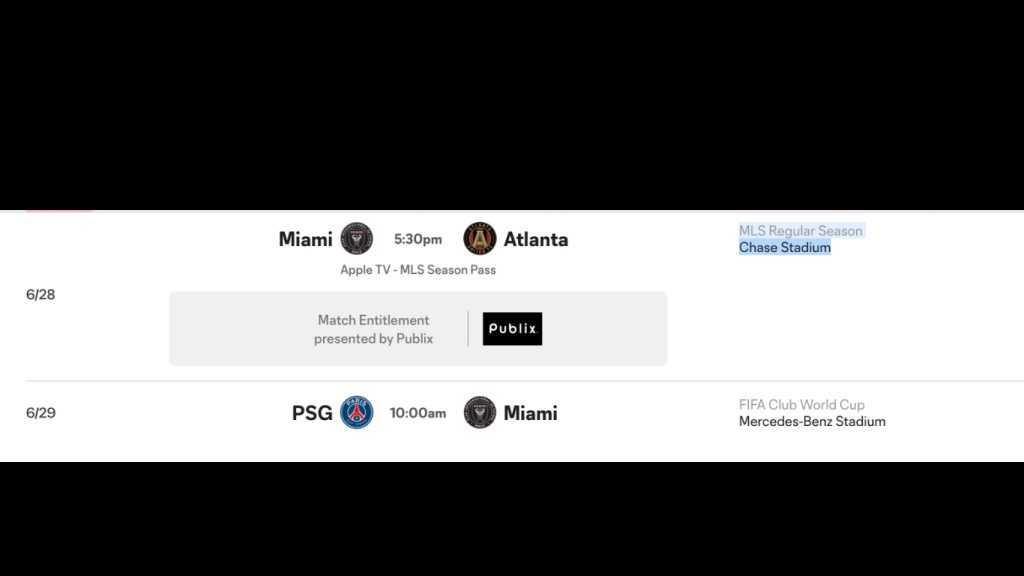 Lionel Messi partidos imperdibles en Miami